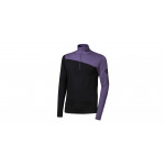 SENSOR MERINO EXTREME UP pánská mikina dl.rukáv zip černá/grape purple