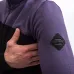 SENSOR MERINO EXTREME UP pánská mikina dl.rukáv zip černá/grape purple