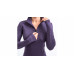 SENSOR MERINO EXTREME UP dámská mikina dl.rukáv zip grape purple