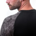 SENSOR MERINO IMPRESS pánské triko dl.rukáv černá/skulls