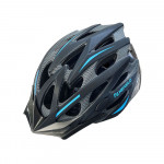 NEXELO PŘILBA STRAIGHT MATT ČERNO - MODRÁ