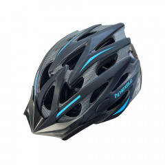 NEXELO PŘILBA STRAIGHT MATT ČERNO - MODRÁ