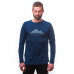 SENSOR MERINO AIR EXPLORE pánské triko dl.rukáv tm.modrá