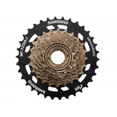SHIMANO 7-mi kolo Mega MFTZ500 14-34z hnědé