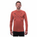 SENSOR MERINO ACTIVE SNSR pánské triko dl.rukáv terracotta