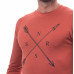 SENSOR MERINO ACTIVE SNSR pánské triko dl.rukáv terracotta