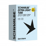 SCHWALBE duše 29" SV19L- EL extra light 54/75 - 584/622 galuskový ventilek 60mm černý