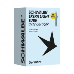 SCHWALBE duše 29" SV19L- EL extra light 54/75 - 584/622 galuskový ventilek 60mm černý
