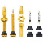WOLF TOOTH ventilky Tubeless Valve Stem Kit 44mm zlatá