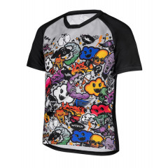 ETAPE dětský volné triko BOOM, černá/grafika