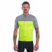 SENSOR CYKLO MOTION pánský dres kr.rukáv celozip neon yellow/šedá