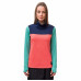 SENSOR COOLMAX THERMO dámská mikina korál/sea green/deep blue