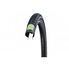 SCHWALBE plášť Marathon Green 32-630 ADouble Defenseix Eco GreenGuard reflexní pruh