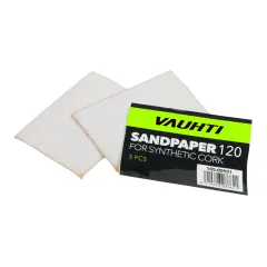 VAUHTI Sandpaper pro systetický korek 120 (3 ks)
