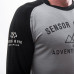 SENSOR MERINO ACTIVE ADVENTURE pánské triko dl.rukáv šedá/černá