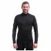SENSOR MERINO EXTREME UP pánská mikina dl.rukáv zip černá