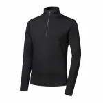 SENSOR MERINO EXTREME UP pánská mikina dl.rukáv zip černá