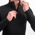SENSOR MERINO EXTREME UP pánská mikina dl.rukáv zip černá