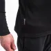 SENSOR MERINO EXTREME UP pánská mikina dl.rukáv zip černá
