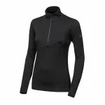 SENSOR MERINO EXTREME UP dámská mikina dl.rukáv zip černá