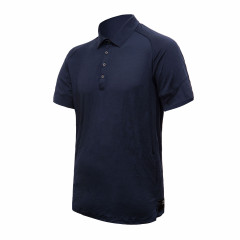 SENSOR MERINO ACTIVE polo pánské triko kr.rukáv deep blue