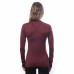 SENSOR MERINO AIR dámské triko dl.rukáv port red