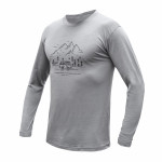 SENSOR MERINO ACTIVE VAN LIFE pánské triko dl.rukáv šedá