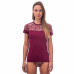 SENSOR MERINO IMPRESS dámské triko kr.rukáv lilla/feather