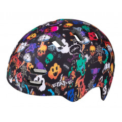ETAPE dětská cyklistická přilba BUDDY, černá/grafika mat
