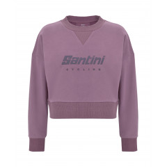SANTINI Krátká dámská mikina Brand Pink
