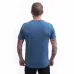 SENSOR MERINO AIR traveller pánské triko kr.rukáv riviera blue
