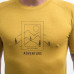 SENSOR MERINO AIR SAY YES pánské triko kr.rukáv mustard