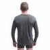 SENSOR MERINO LITE pánské triko dl.rukáv anthracite gray