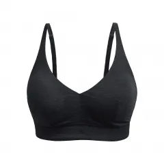 SENSOR MERINO CORDURA dámská podprsenka s vycpávkami černá