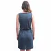 SENSOR MERINO LITE šaty bez rukávu mottled blue