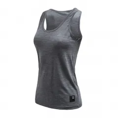 SENSOR MERINO LITE dámské triko bez rukávu anthracite gray