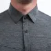 SENSOR MERINO LITE unisex košile dl.rukáv anthracite gray