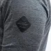SENSOR MERINO LITE unisex košile dl.rukáv anthracite gray