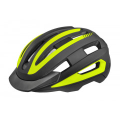 ETAPE cyklistická přilba TAKE-OFF, černá/žlutá fluo mat