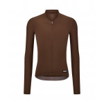 SANTINI Unisex letní dres s dlouhým rukávem RTR Chocolate