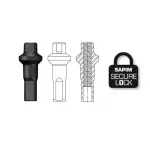 SAPIM nipl mosaz Polyax 16 double square černý secure lock