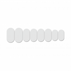 LIZARD SKINS ochrana rámu Patch Kit Gloss Clear