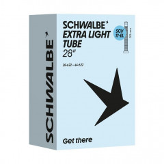 SCHWALBE duše 28" SCV17 EL extra light 28/44-622 ventilek 50mm černý