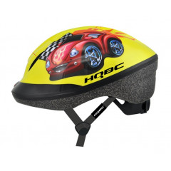 HQBC přilba dětská FUNQ Red car žlutá S/46-54cm 46-54cm