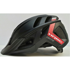 HQBC přilba Dirtz černo/červená matná M/52-58cm 52-58cm