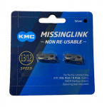 KMC SPOJKA ŘETĚZU FLAT AURORA ZELENÁ BLISTR 2KS