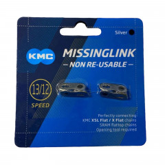 KMC SPOJKA ŘETĚZU FLAT AURORA ZELENÁ BLISTR 2KS