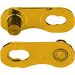 KMC SPOJKA ŘETĚZU FLAT ZLATÁ BLISTR 2KS