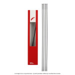 FULCRUM Náhradní špice Rapid Red 3 Front left / Rear right 295,5 mm (4pcs+niples)