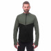 SENSOR COOLMAX THERMO pánská mikina celozip černá/olive green